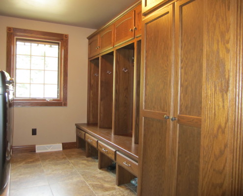 Mudroom cabinets