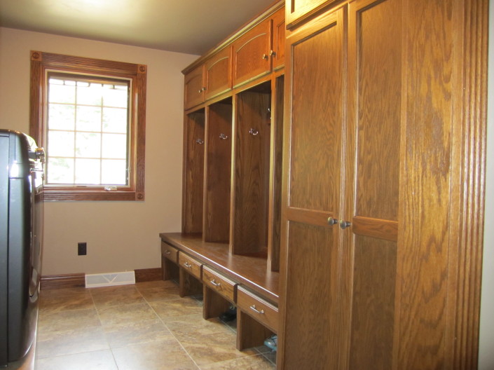 Mudroom cabinets