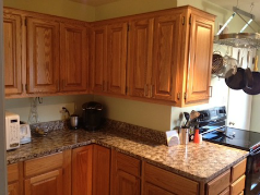 New cabinets and vanity